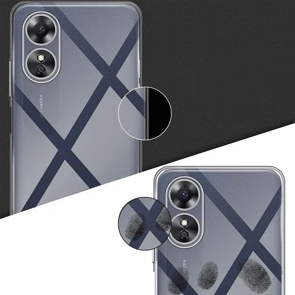 Силиконовый чехол BeCover для Oppo A17 Transparancy (708650) - фото 3