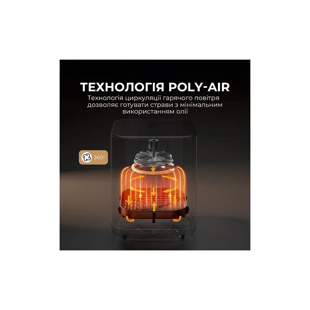 Мультипіч MOVA AeroChef FD10s Pro Black (VFF12A-BL-S) - фото 5
