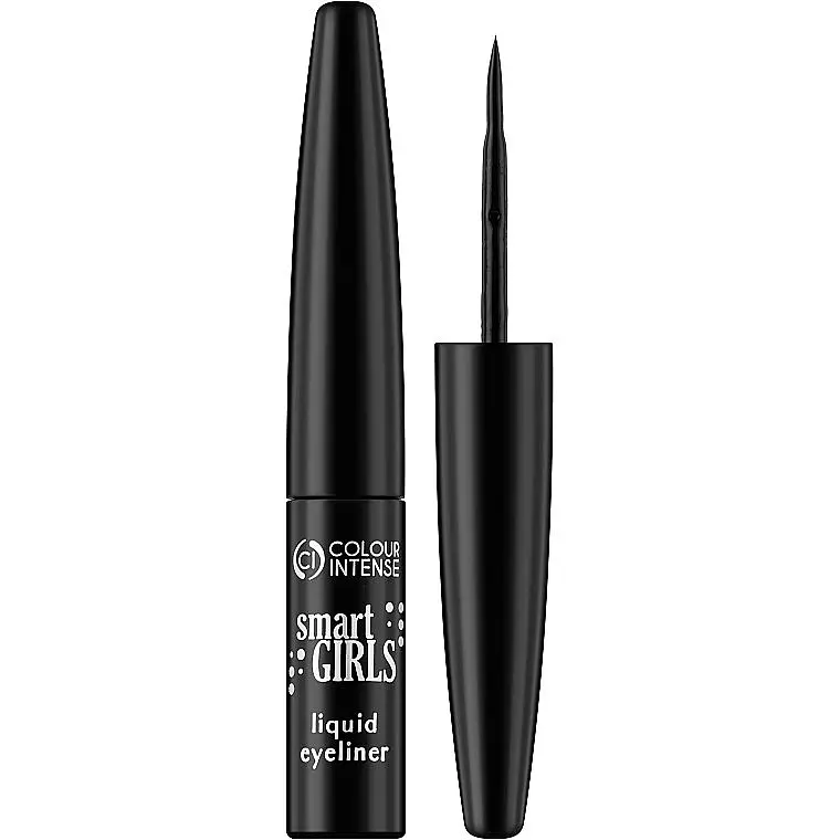 Підводка для очей Colour Intense рідка Eyeliner Smart Girls 4.5 мл (чорна) - фото 2