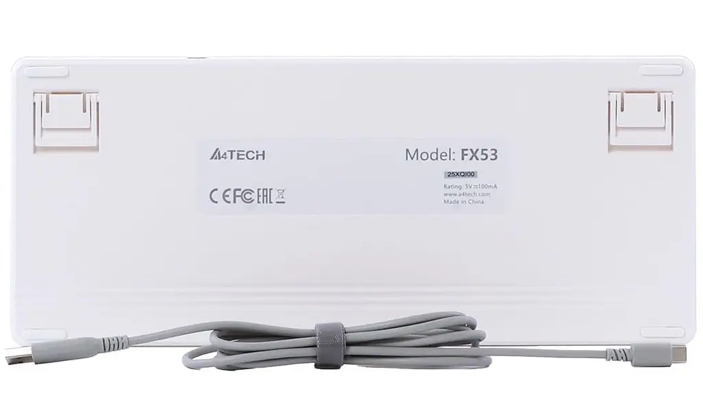 Клавіатура A4Tech A4-Tech Fstyler FX53 (White) (FX53 (White)) - фото 4