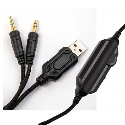 Навушники Vinga (HSCU-160) Gaming LED Black (HSCU-160) - фото 9