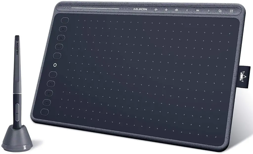 Huion Графічний планшет 10"x6.35" HS611, USB-C, сірий - фото 4