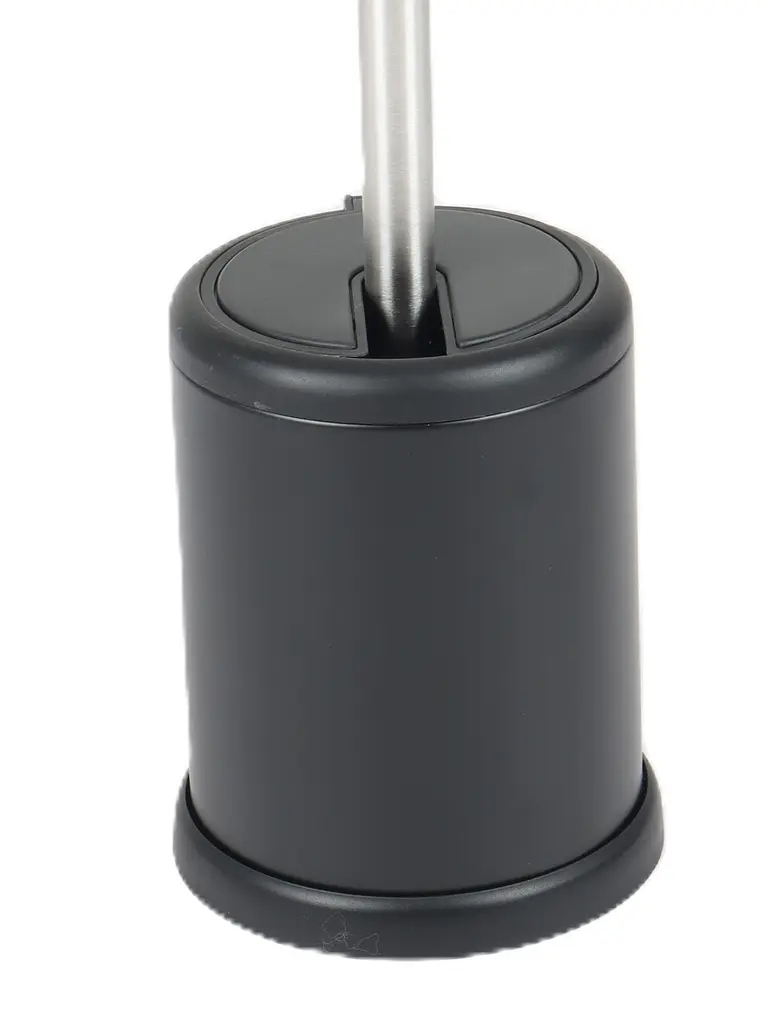 Йоржик для унітазу підлоговий Mixxus Topper-TB0201 black MI7095, Чорний матовий - фото 7