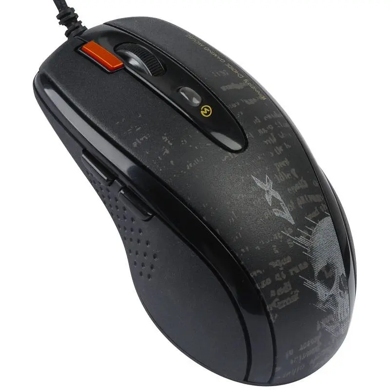 Миша A4Tech F5 USB Mystic Black - фото 2