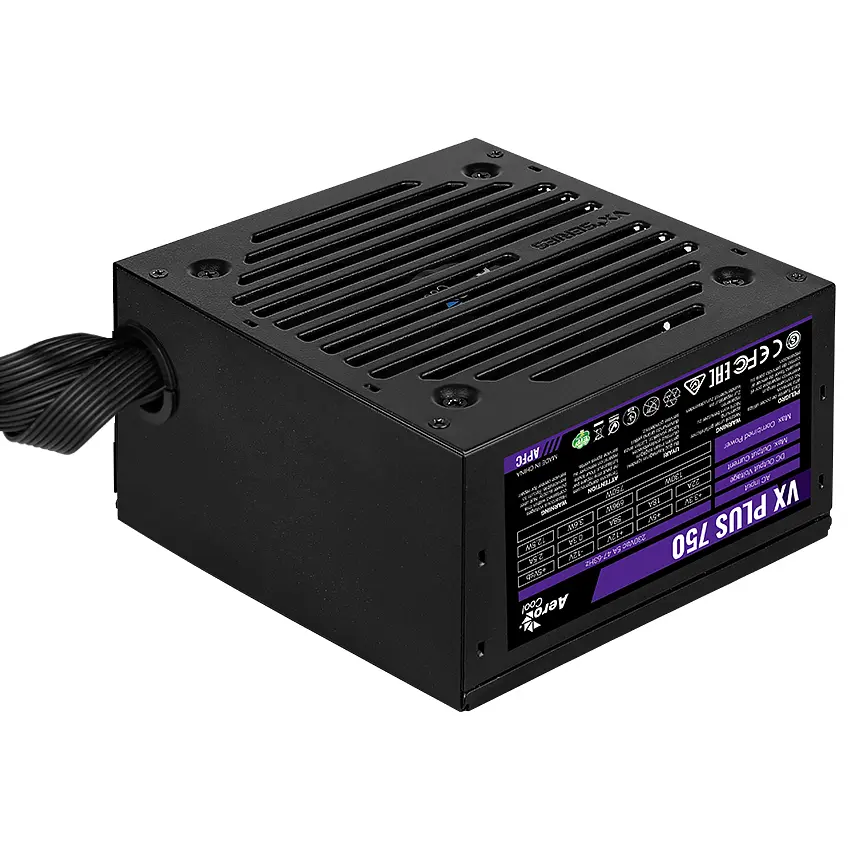 Блок живлення AeroCool VX Plus Stealth 750 (ACPN-VS75AEY.12) 750W - фото 3