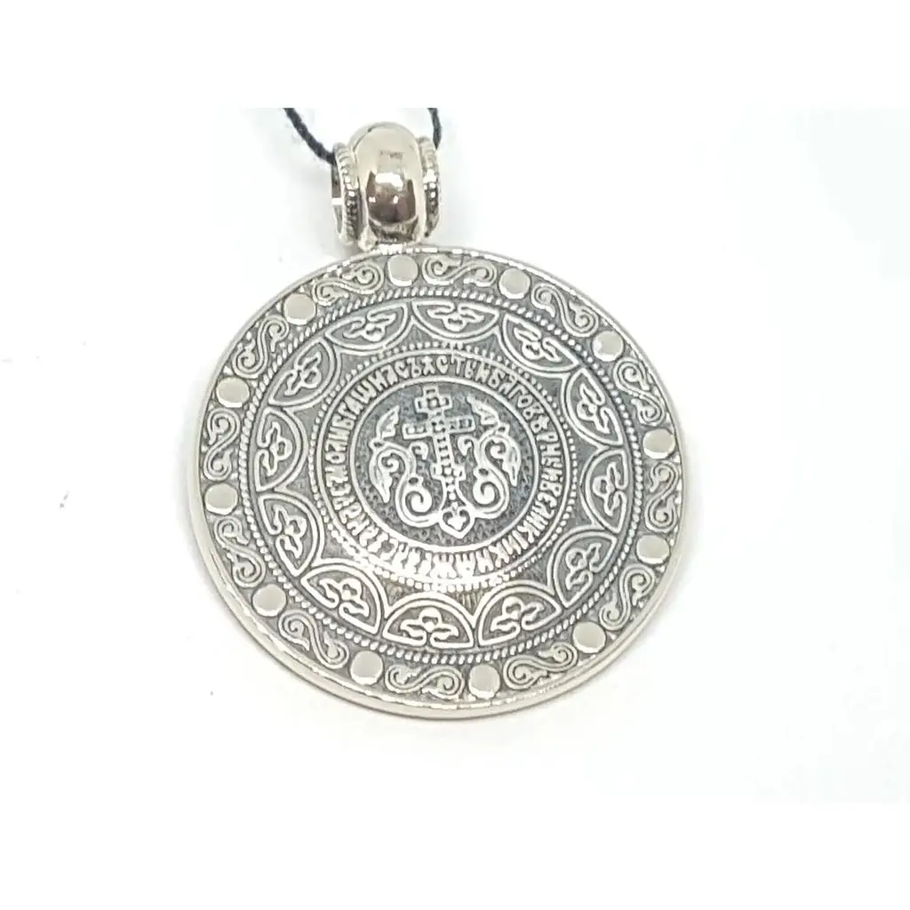 Золота підвіска Харківська ювелірна фабрика-ікона Олександр Невський. 11585-ЧБЕЛ - фото 3