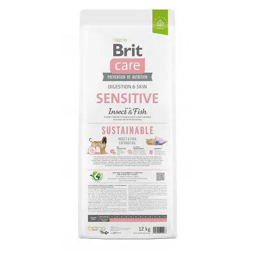 Сухой корм Brit Care Dog Sustainable Sensitive для собак с чувствительным пищеварением, с рыбой и насекомыми, - фото 5