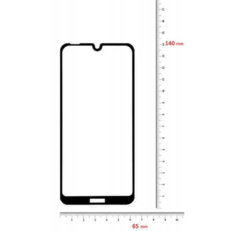Скло захисне BeCover Nokia 2.2 Black (704076) - фото 3