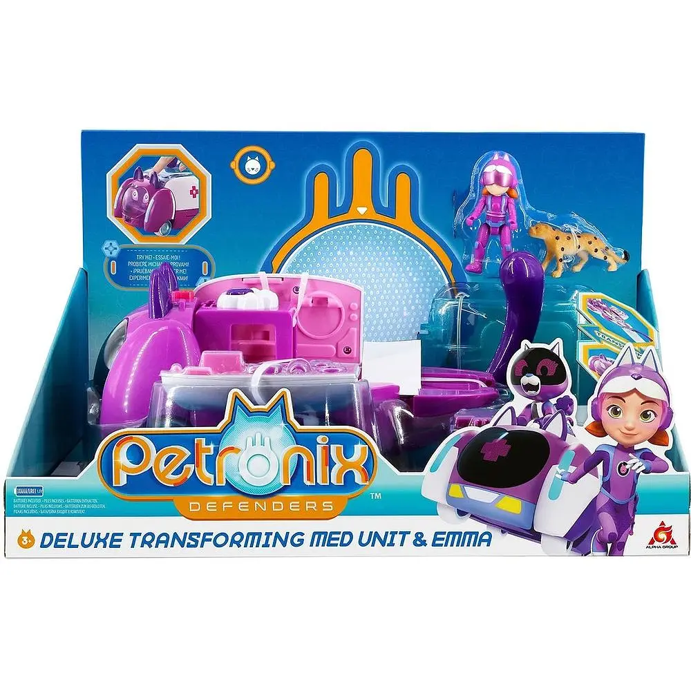 Ігровий набір Petronix Defenders Мега-трансформер Кітті та фігурка Емми (123197) - фото 12