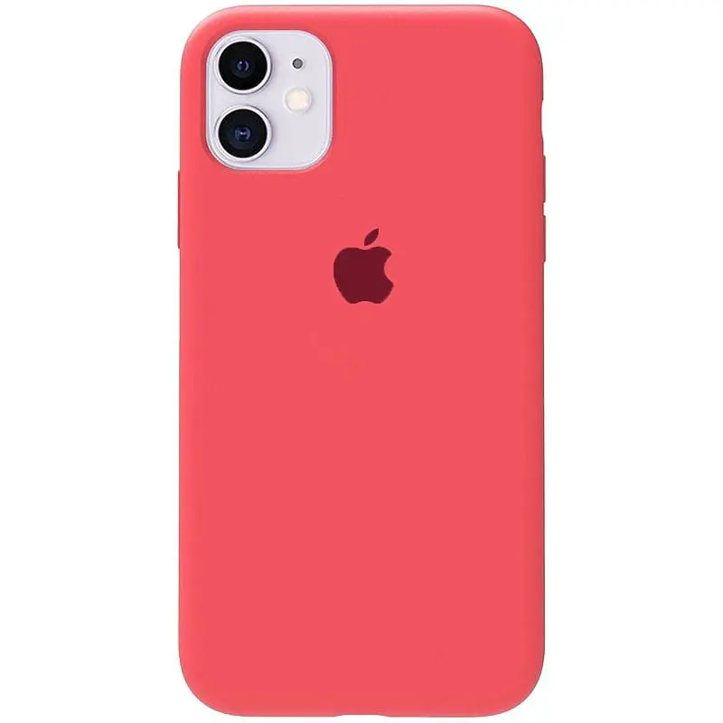 Чохол-накладка Toto Silicone Full Protection Case Apple iPhone 11 Peach Pink - фото 2