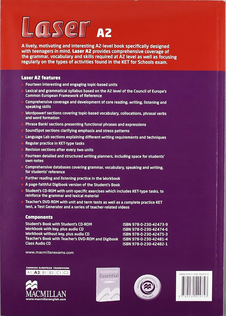 Laser. Workbook A2 Without Key + CD - фото 2
