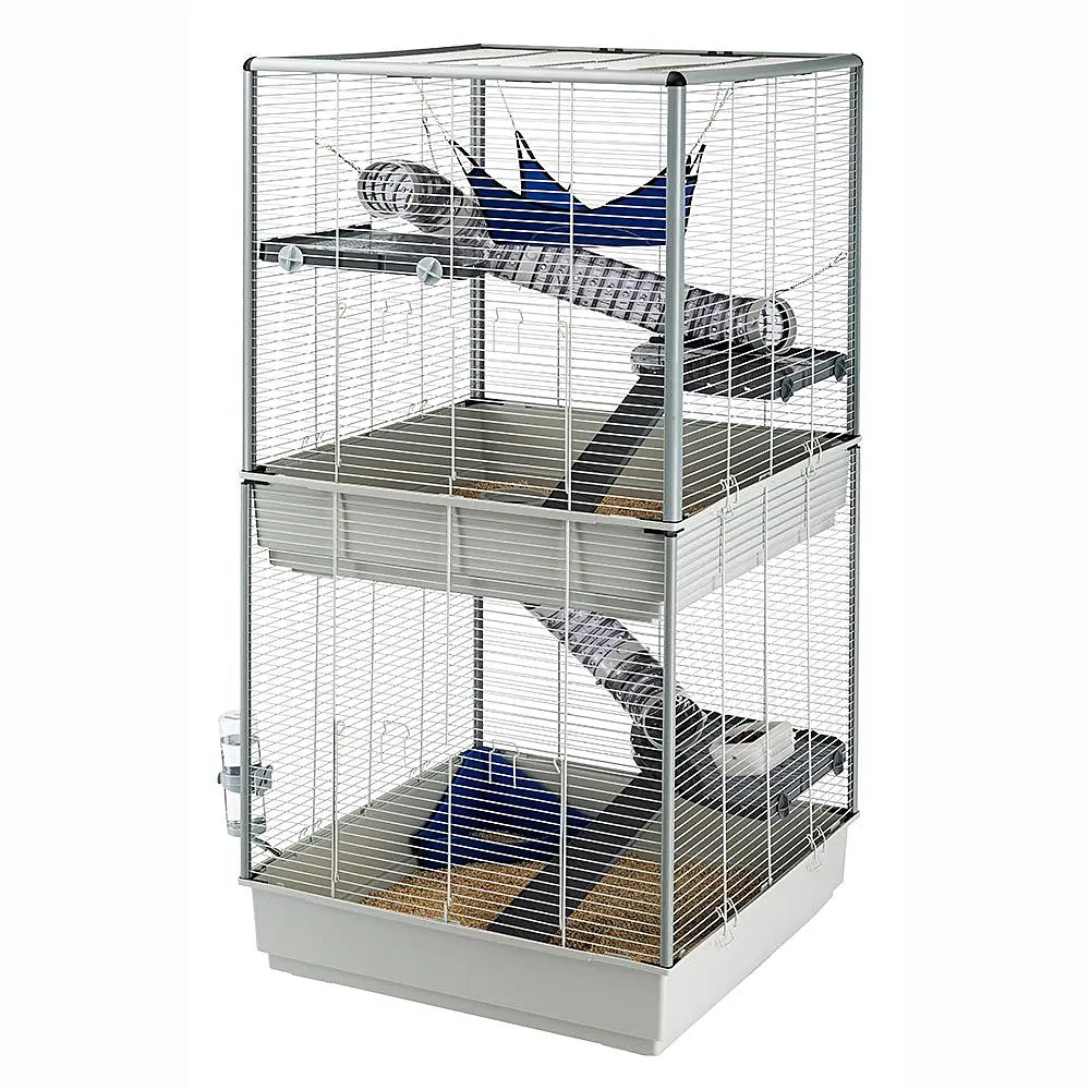 Двоповерхова клітка Ferplast Furet Tower для тхорів на колесах - фото 4