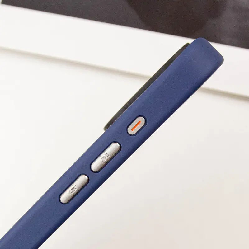 TPU+PC чохол Blueo Skin Friendly Frosted with MagSafe для Apple iPhone 15 Pro (6.1) Синій / Blue - фото 5
