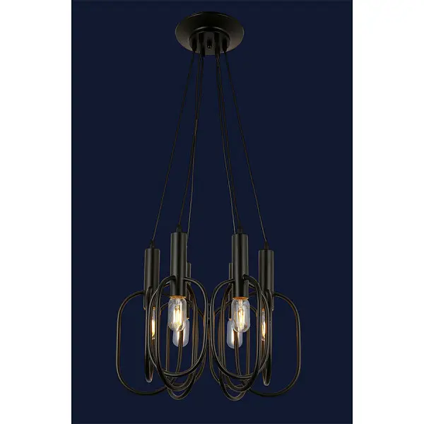 Люстра Loft Levistella 761LHY06-6 BK - фото 2
