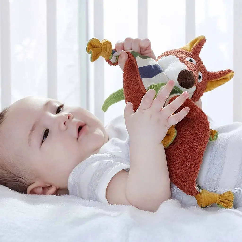 М'яка іграшка-комфортер Sigikid Лис 23 см (41340SK) - фото 3
