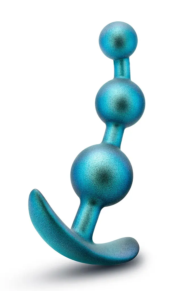 Анальная пробка Anal Adventures Matrix Gamma Plug 13.3 см (голубой) - фото 3