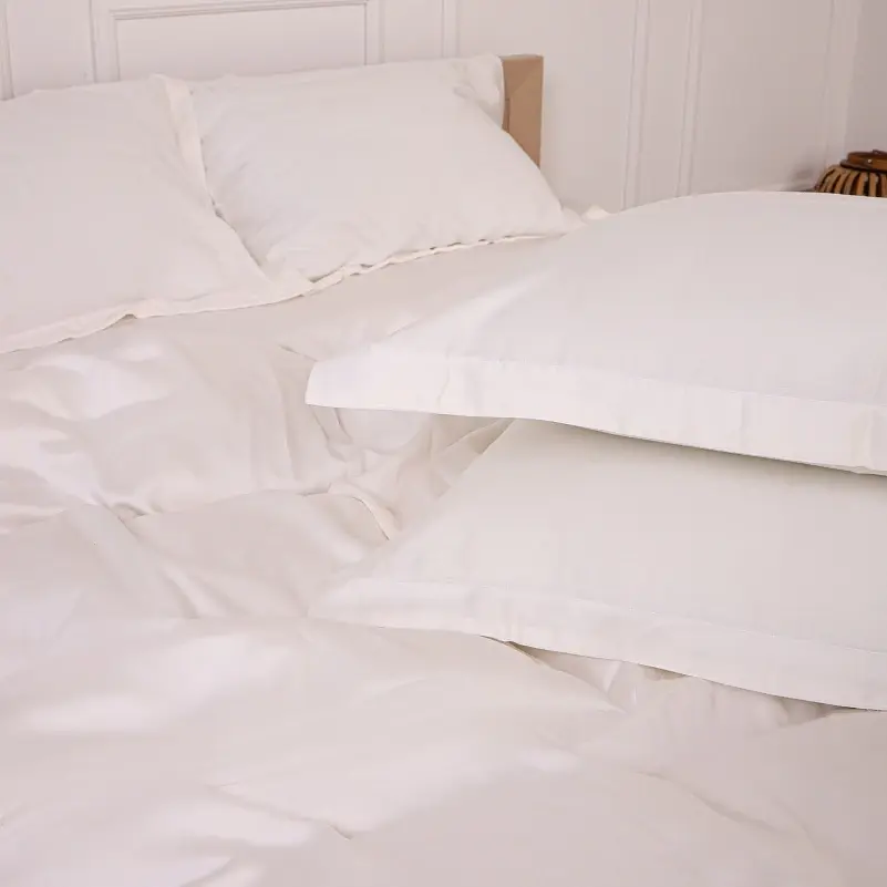 Наволочка MirSon Tencel №01 White 40х40 см белая (2200009368417) - фото 7
