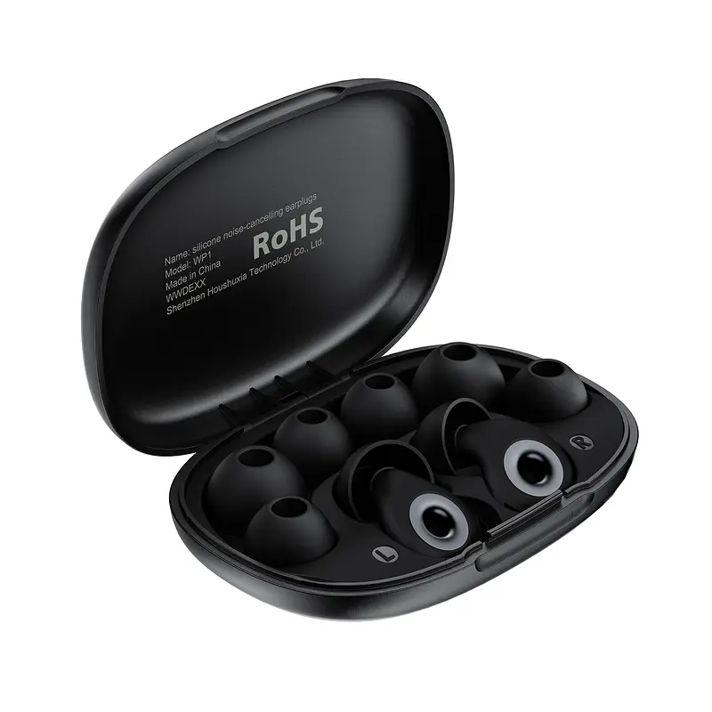 Беруші ACEFAST WP1 Silicone noise-cancelling earplugs Black - фото 3