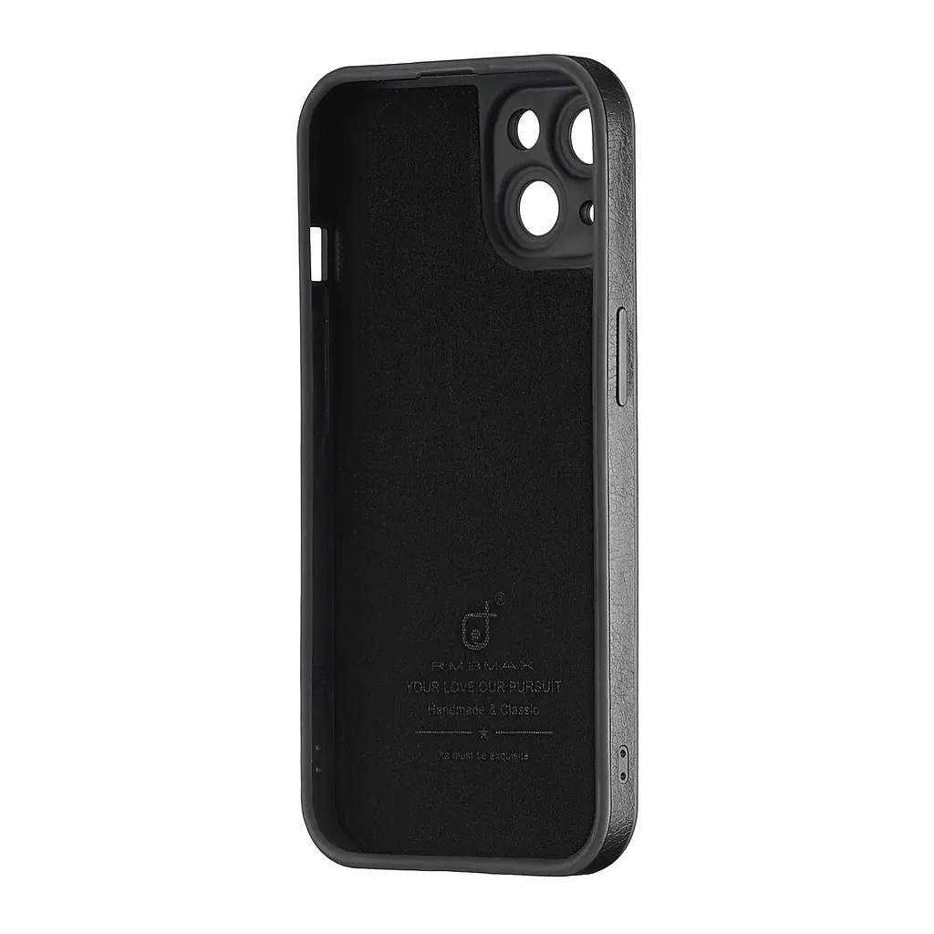Чохол Jinduka Leather Protected Camera iPhone 14 Black - фото 3