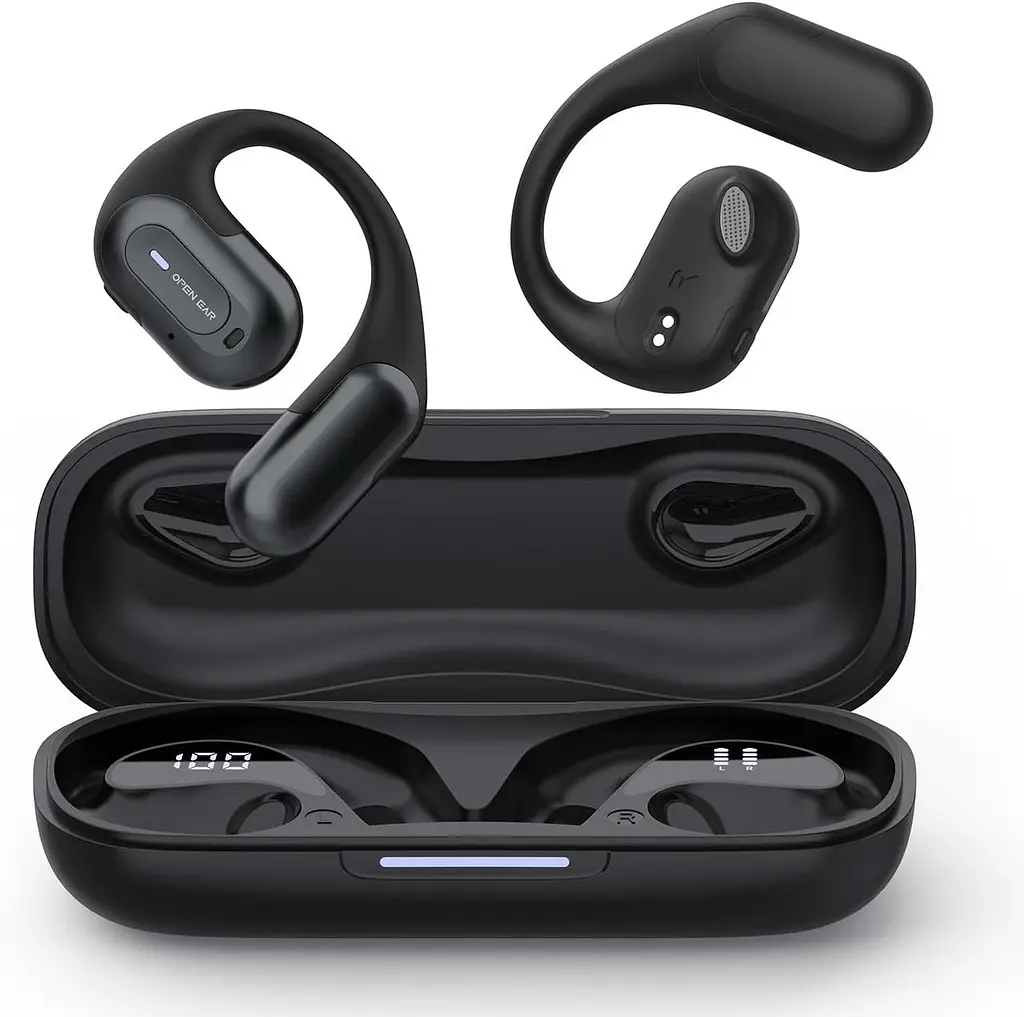 Відкриті Bluetooth-навушники BNARQP 5.3 зі стереозвуком для спорту - фото 8