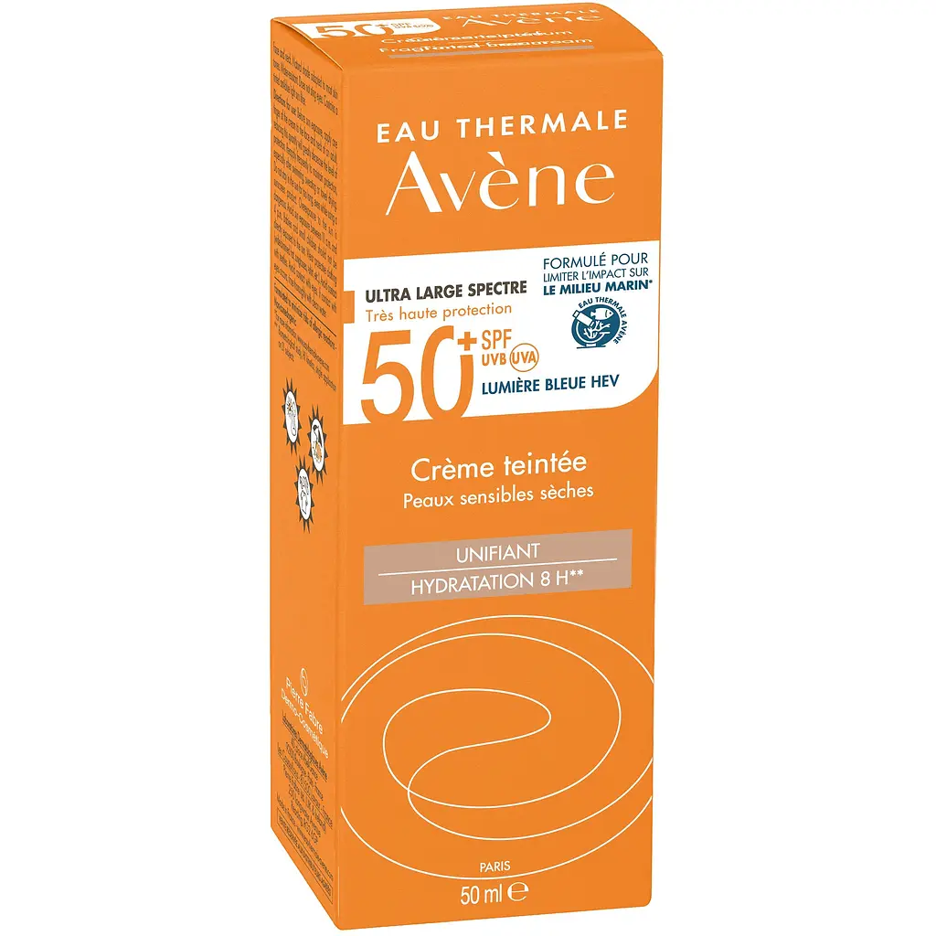 Сонцезахисний крем Avene Tinted Cream SPF 50+ тональний 50 мл - фото 2