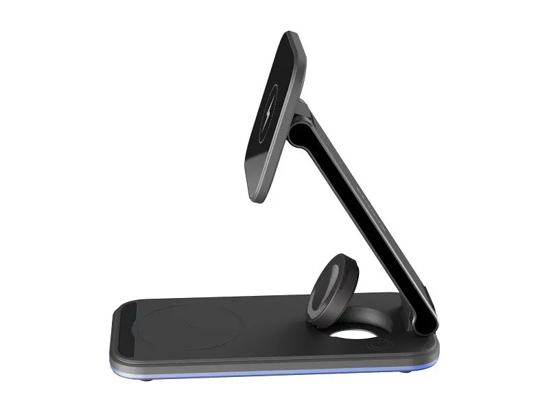 Бездротовий зарядний пристрій Proove Energy Fold 3 in 1 Black (WSEF15010001) - фото 2