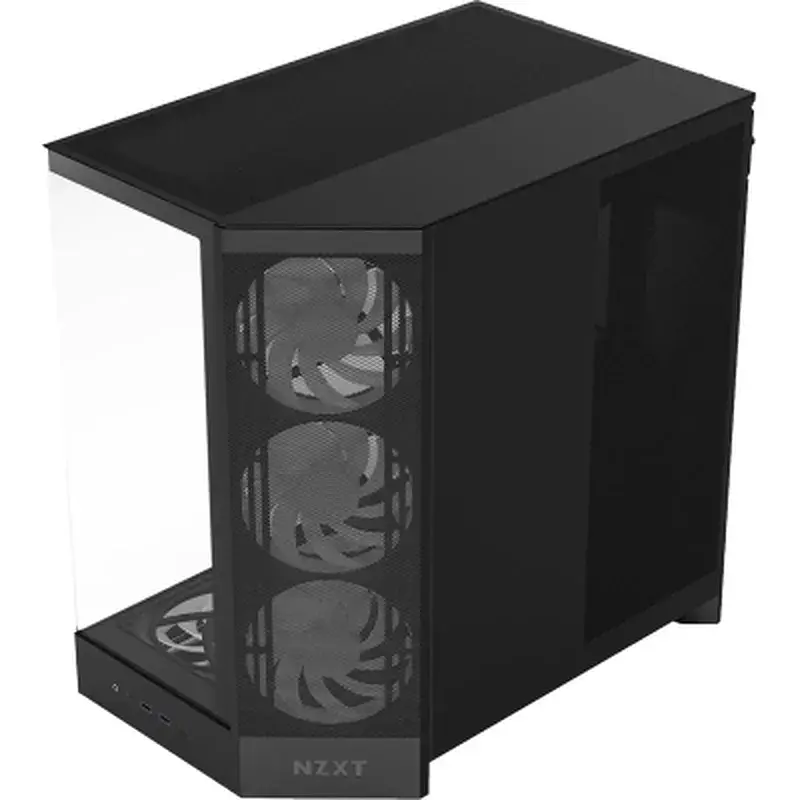 Корпус для ПК NZXT H9 Flow RGB Dual-Chamberl Black (CM-H92FB-P1) - фото 3