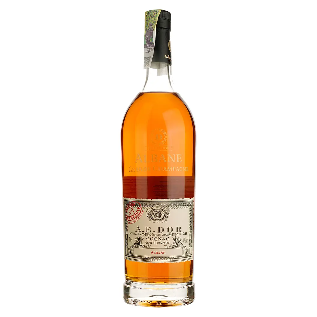 Набор подарочный: Коньяк A.E.Dor Albane 40% 0.7 л + 2 бокала - фото 4