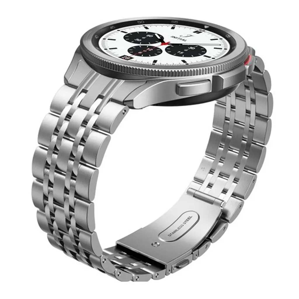 Металлический ремешок Primolux Steel Link для часов Samsung Galaxy Watch 4 Classic 42 мм SM-R880 Silver - фото 2
