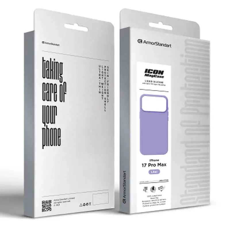 Чохол до мобільного телефона Armorstandart ICON2 MagCase Apple iPhone 17 Pro Max Lilac (ARM87085) - фото 2