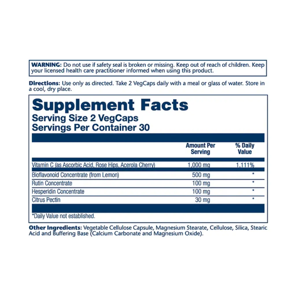 Вітаміни Solaray Super Bio Vitamin C 1000 мг 250 капсул - фото 2