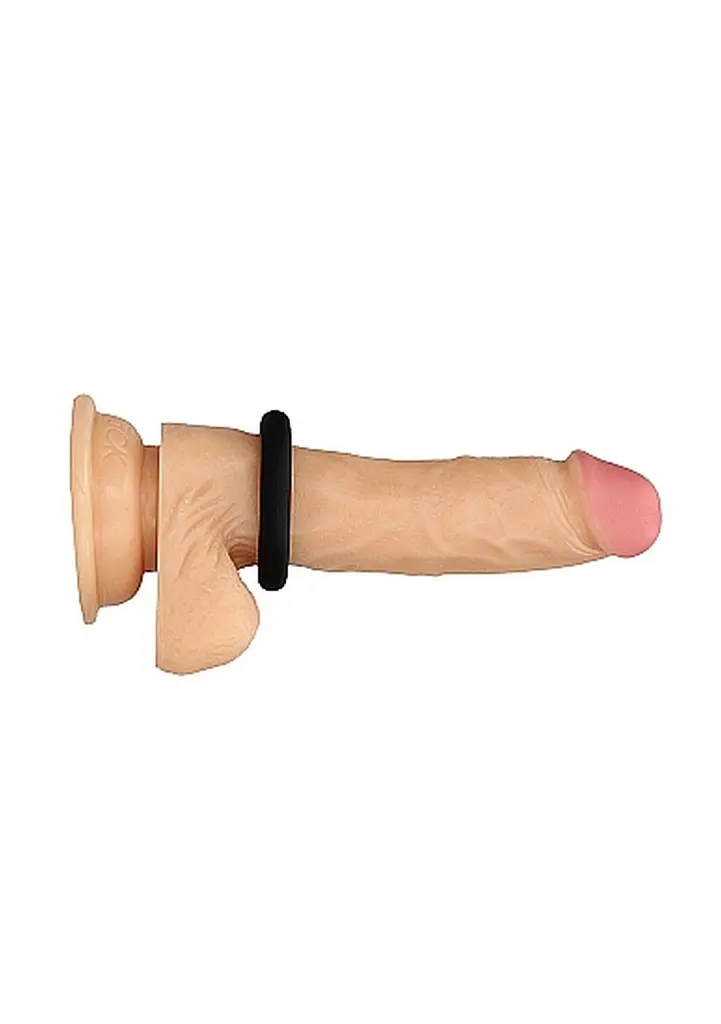 Набір ерекційних кілець ShotsToys Round Cock Ring Set, 3 шт (чорний) - фото 6