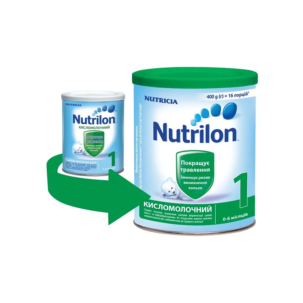 Дитяча суміш Nutrilon Кисломолочна 1 400 г (5900852073274) - фото 2