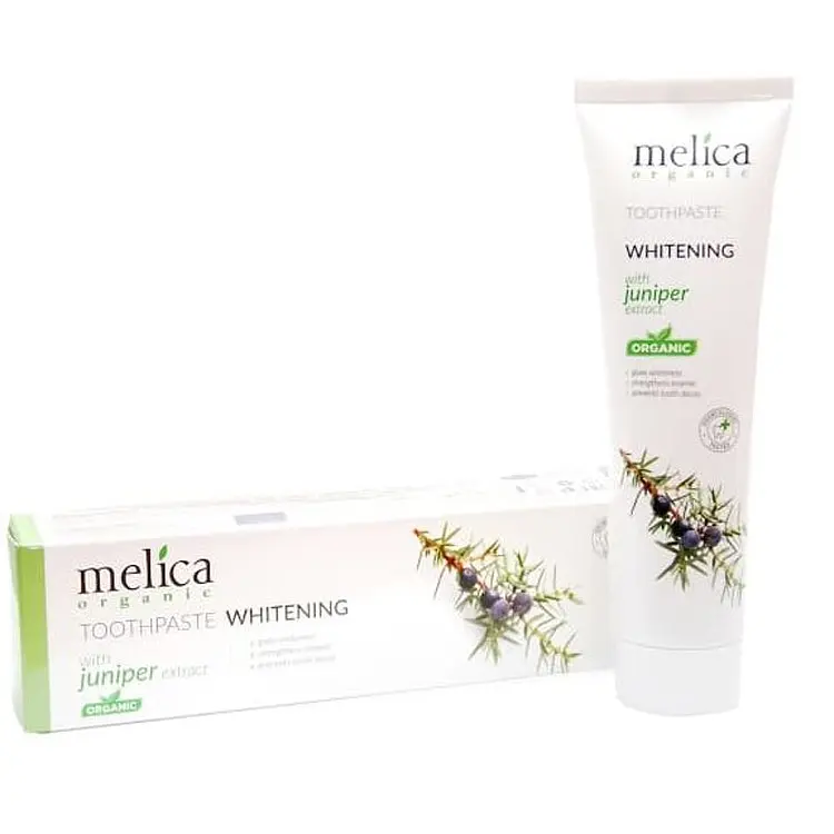 Зубна паста Melica Organic з екстрактом ялівцю відбілююча 100 мл - фото 2