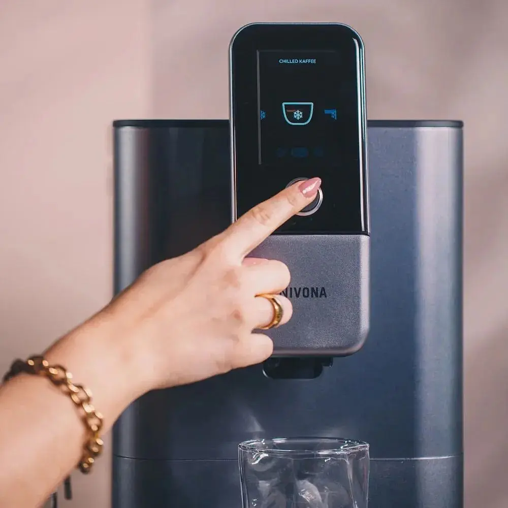 Кофемашина Nivona Nivona CafeRomatica, 1.8 л зерно+молотый жемчужно-голубой - фото 9