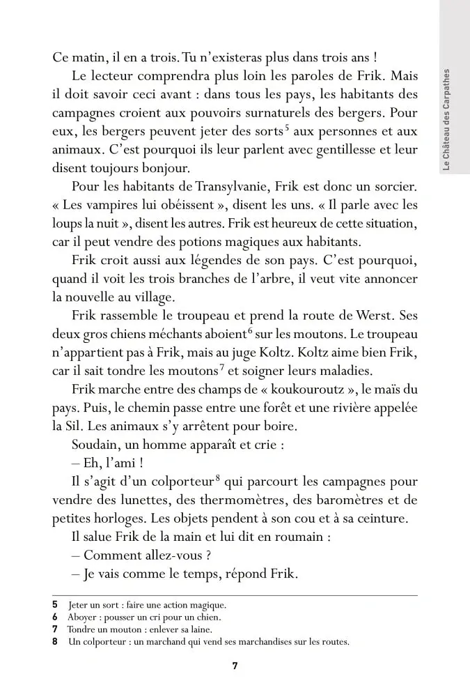 Lire en francais facile A2 Le Château des Carpathes - Жуль Верн - фото 4