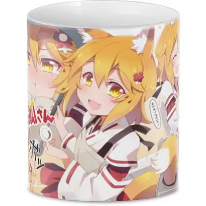 Кружка GeekLand Бережная 800-летняя жена The Helpful Fox Senko-san FSS 02.01 330 мл разноцветная - фото 2