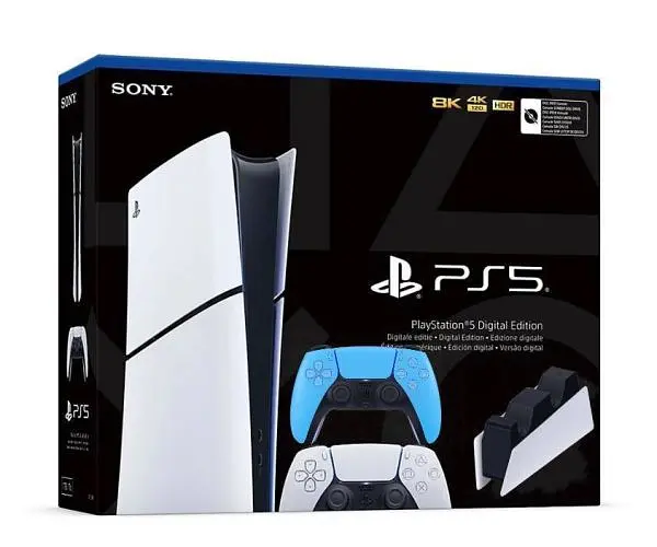 Ігрова консоль Sony PlayStation 5 Slim Digital Edition + DualSense Ice Blue + Charging Station - фото 6