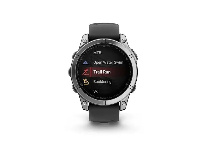 Смарт-годинник Garmin Fenix E 47mm AMOLED Stainless Steel with Black Silicone Band (010-03025-02/00) - фото 6