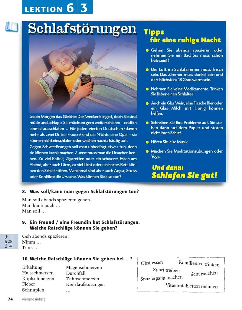 Themen aktuell 1. Kursbuch und Arbeitsbuch mit integrierter Audio-CD. Lektion 6–10 - фото 9