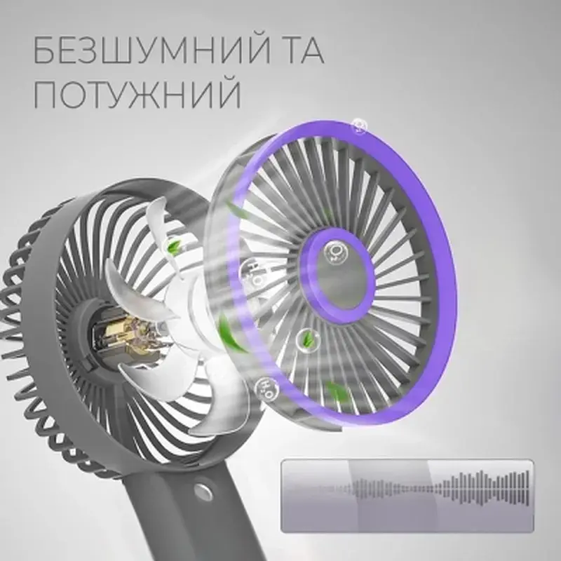 Вентилятор DYXON MEGAFAN 3003 Gray - фото 4