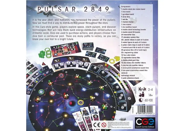 Настільна гра Czech Games Edition Пульсар 2849 (Pulsar 2849) (англ.) (PS100) - фото 2