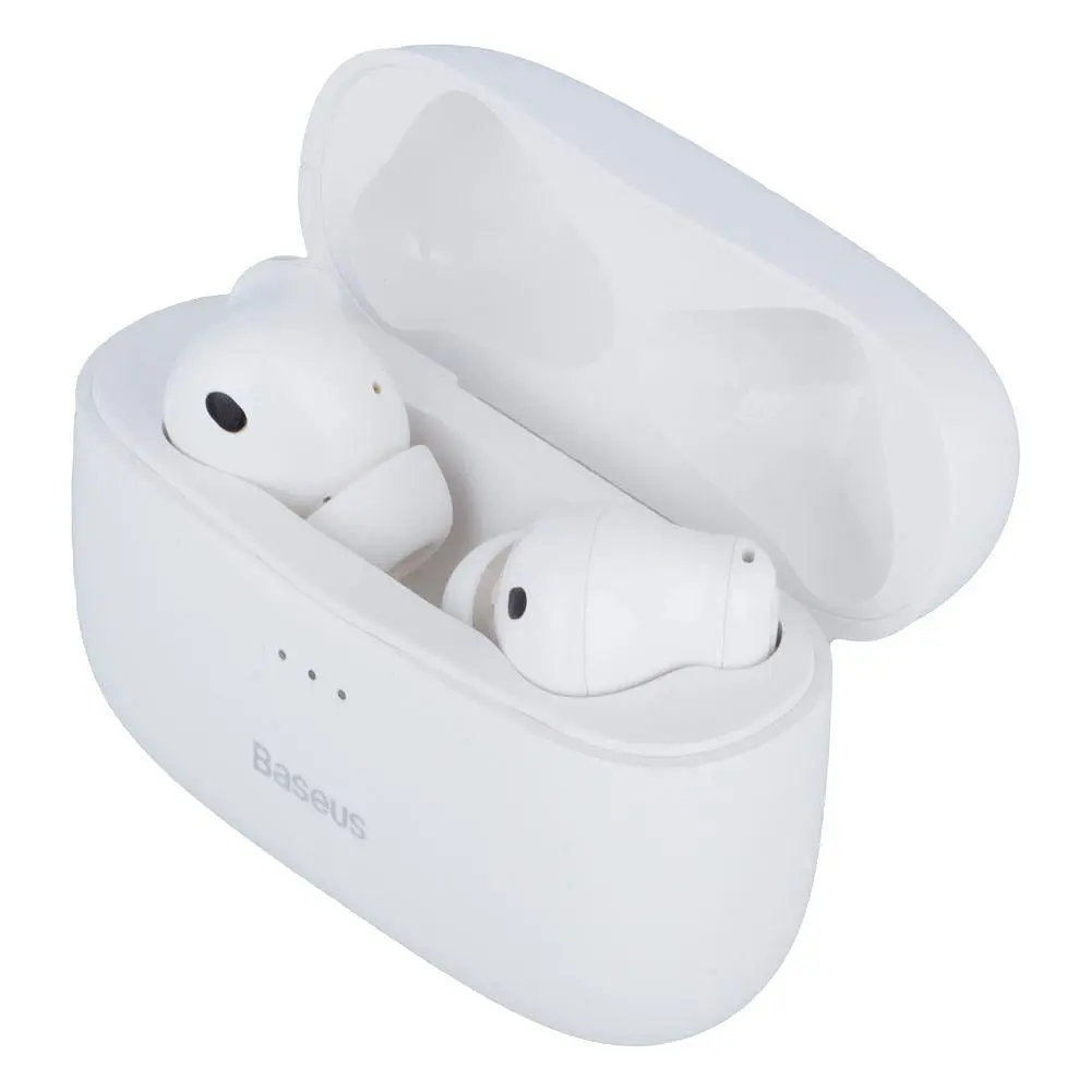 Блютуз Стерео Гарнитура Baseus NGS2 TWS Белый - фото 3