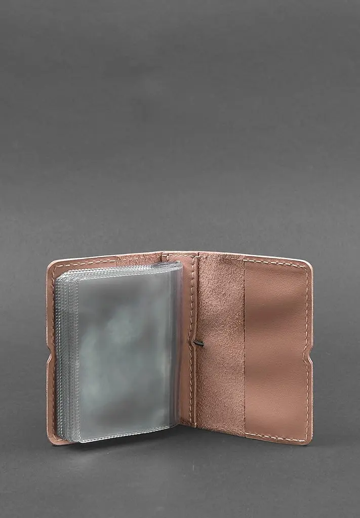 Женский кожаный кард-кейс 7.0 красный - фото 4