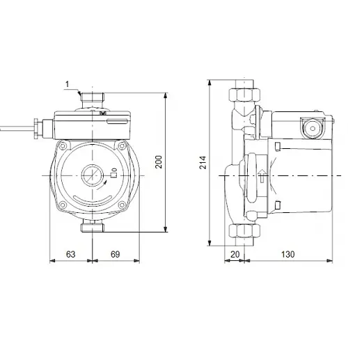 Циркуляційний насос Grundfos UPA 15-120 (99553575) - фото 3