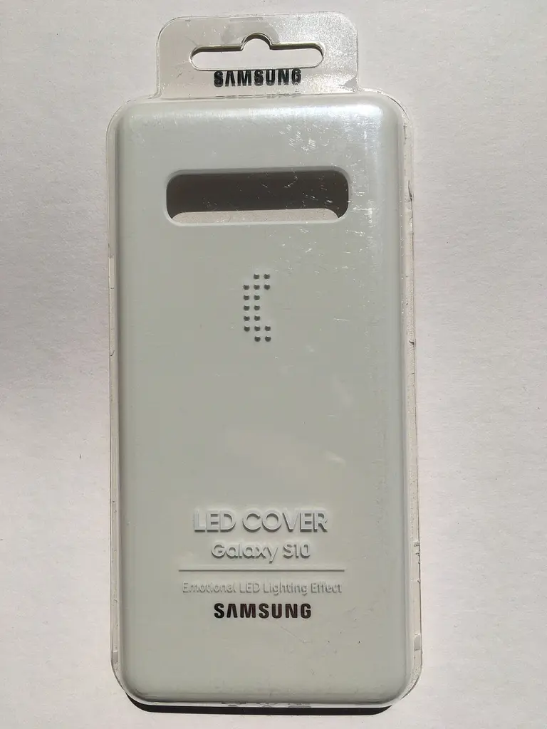 Чохол протиударний LED Cover EF-KG973 для Samsung Galaxy S10 (6.1") White - фото 5