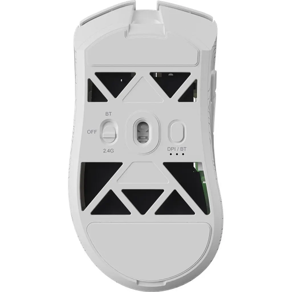 Bluetooth миша GamePro Genesis Hollow Wireless/Bluetooth/USB White (GM870HW) UA - фото 2