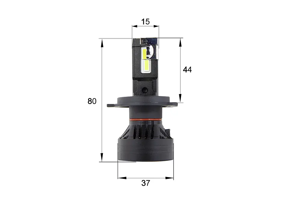 Комплект світлодіодних ламп Infolight S1 H4 50W - фото 3