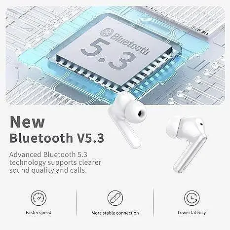 Бездротові водонепроникні навушники Xinwld A97 Pro IP7 Bluetooth White - фото 6