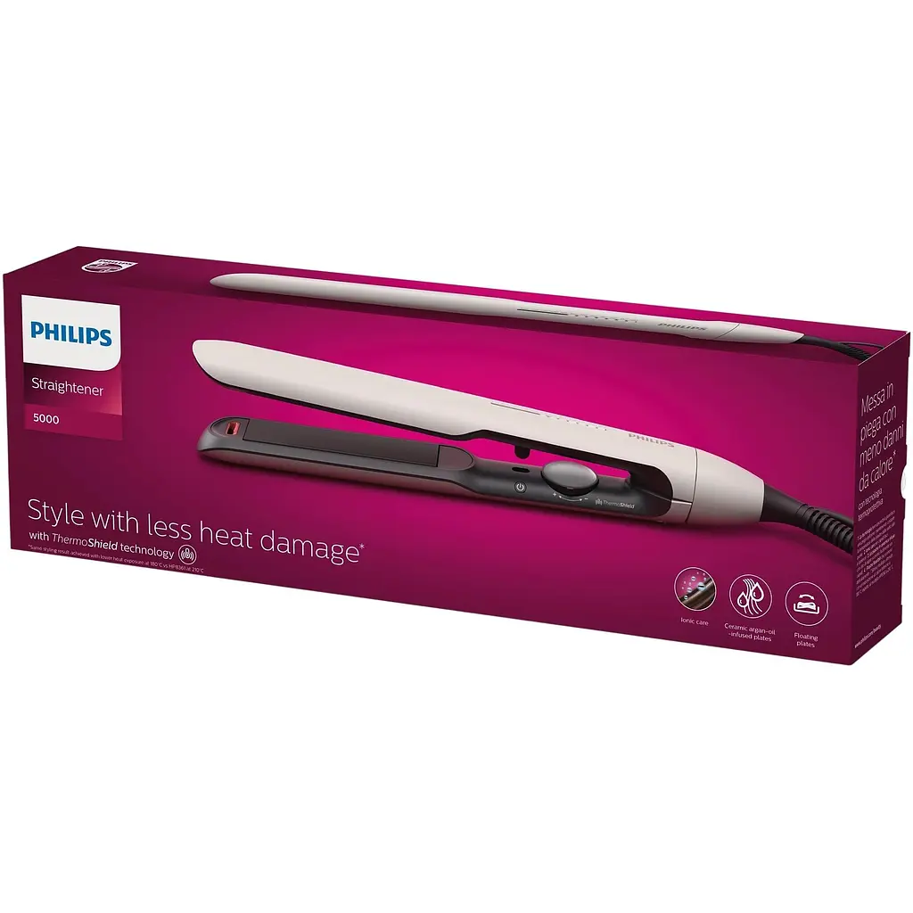 Випрямляч Philips Series 5000 білий (BHS515/00) - фото 2